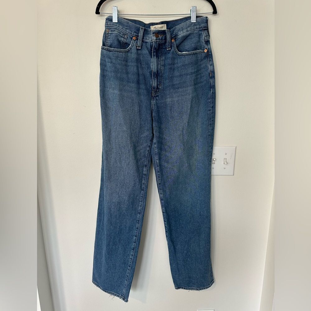 Madewell Women’s Blue Baggy Straight Jeans 27